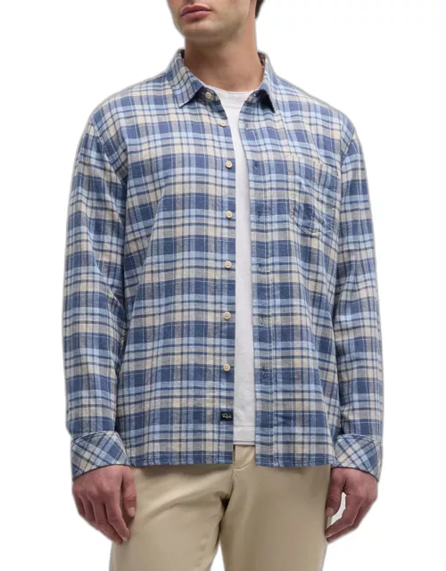 Men's Wyatt Plaid Button-Front Shirt