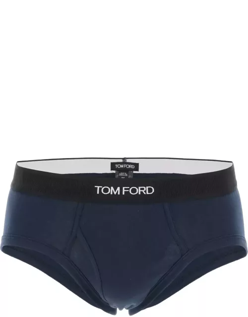 Tom Ford Cotton Briefs With Logo Band