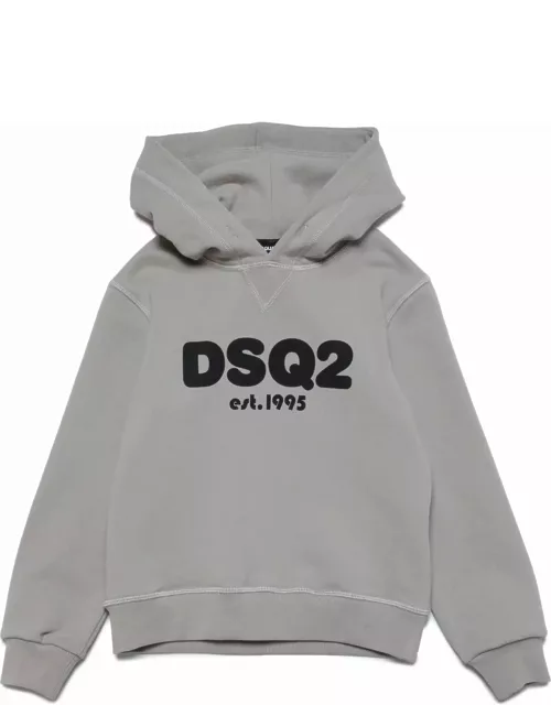 Dsquared2 D2s780u Relax Sweat-shirt Dsquared Hooded Sweatshirt With Logo Dsq2 Est.1995