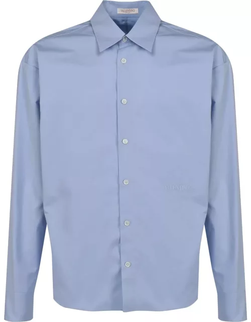 Valentino Garavani Cotton Shirt With Italian Collar