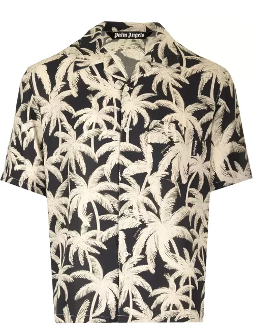 Palm Angels Palm Print Shirt