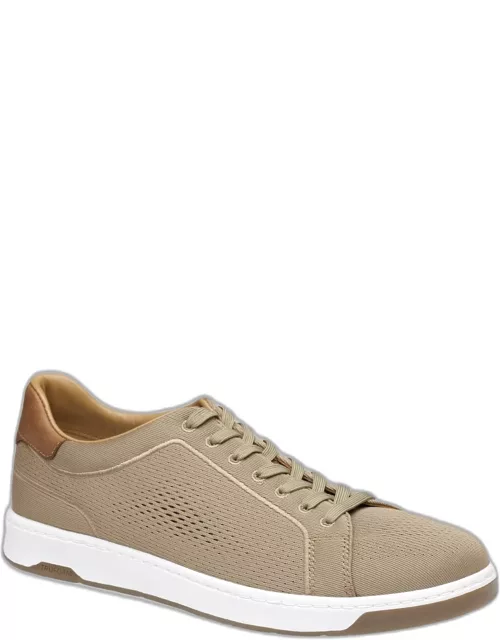 Johnston & Murphy Men's Daxton U-Throat Lace-Up Shoes, Taupe, 10 D Width