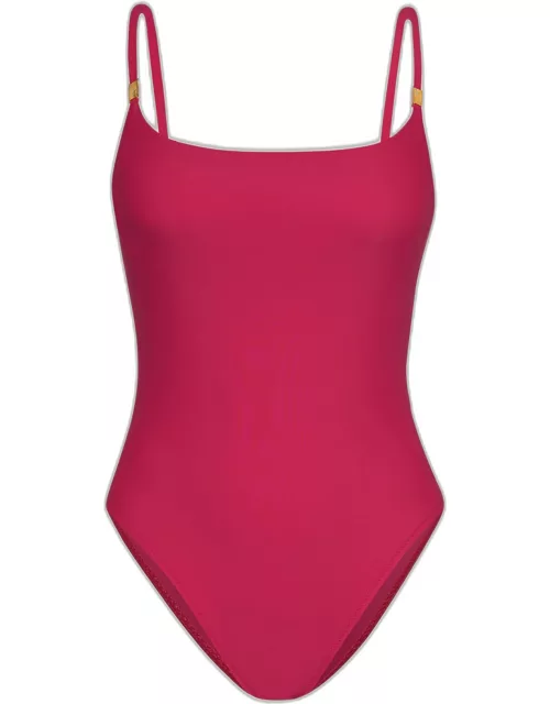Remi Solid Basic One-Piece Swimsuit