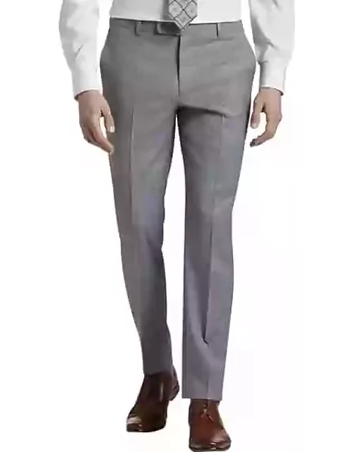 JOE Joseph Abboud Slim Fit Men's Suit Separates Pants Med Gray Solid
