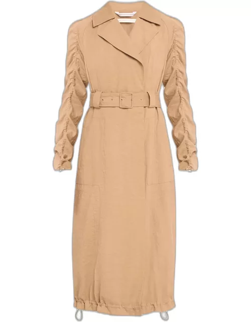 Soft Penelope Belted Trench Coat