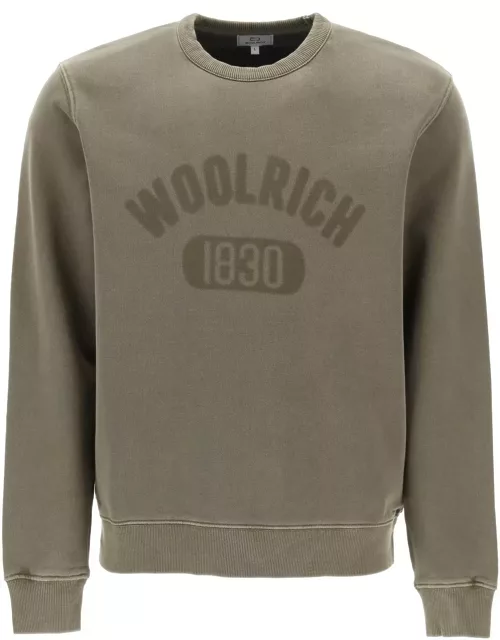 WOOLRICH vintage logo sweatshirt with a