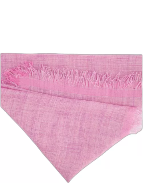 Loro Piana Pink Cashmere Scarf 90c