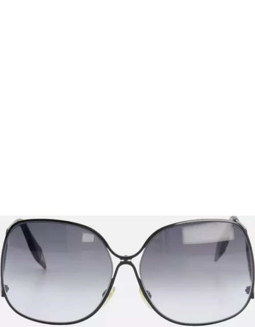 Bottega Veneta Large Metal Frame Sunglasse