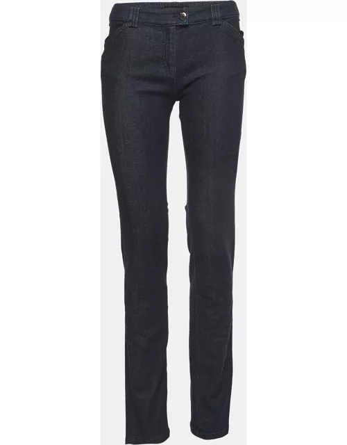 Balenciaga Navy Blue Denim Slim Fit Jeans M Waist 32''
