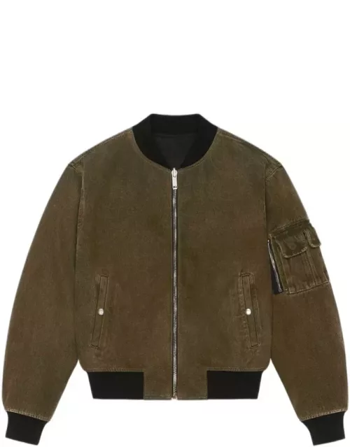 Givenchy Reversible Denim Bomber Jacket