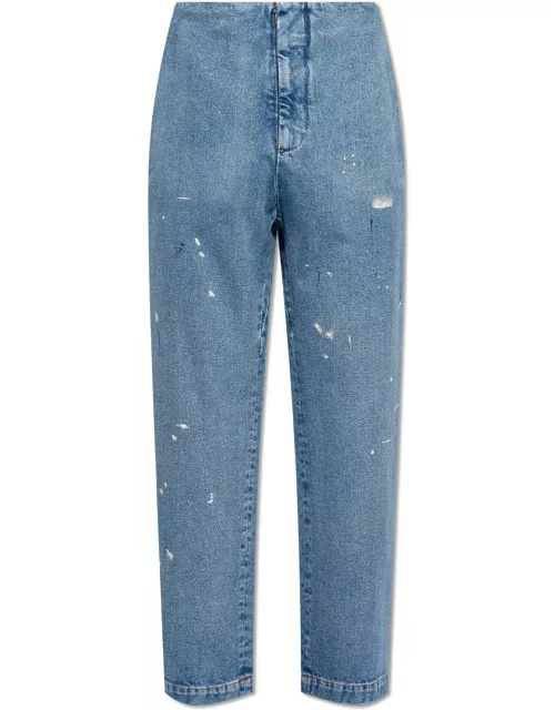 MM6 Maison Margiela Jeans With Paint Splatter