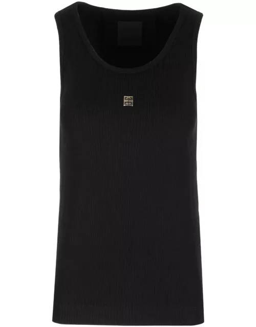Givenchy Ribbed Top With Logo