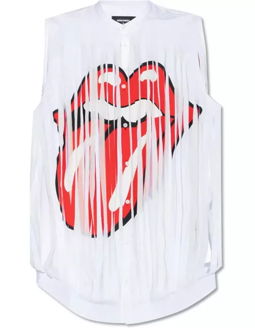 Dsquared2 T-shirt With Slit
