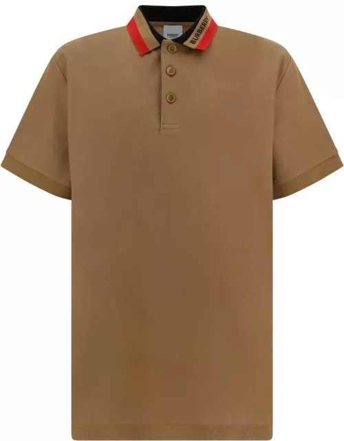 Burberry Logo Detailed Short Sleeved Polo Shirt