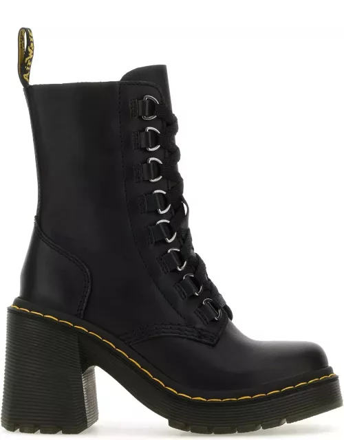 Dr. Martens Black Leather Chesney Ankle Boot