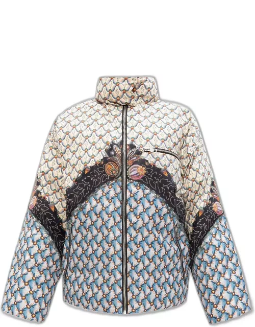Etro Patterned Zip-up Down Jacket