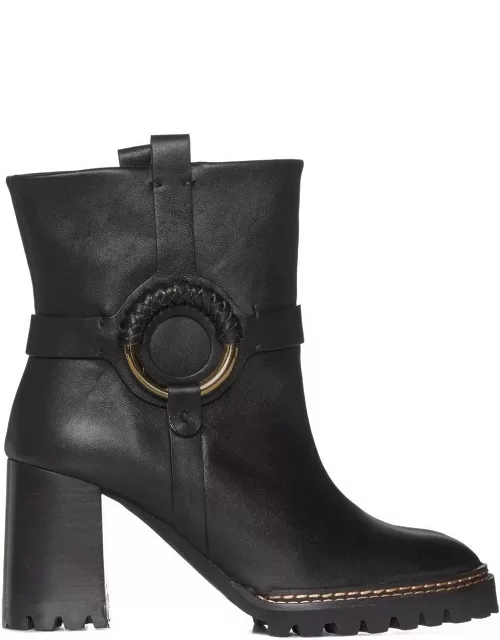 See by Chloé High Block Heel Ankle Boot