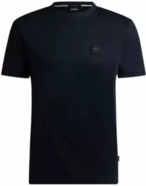 Regular-fit T-shirt with logo badge- Dark Blue Men's T-Shirt