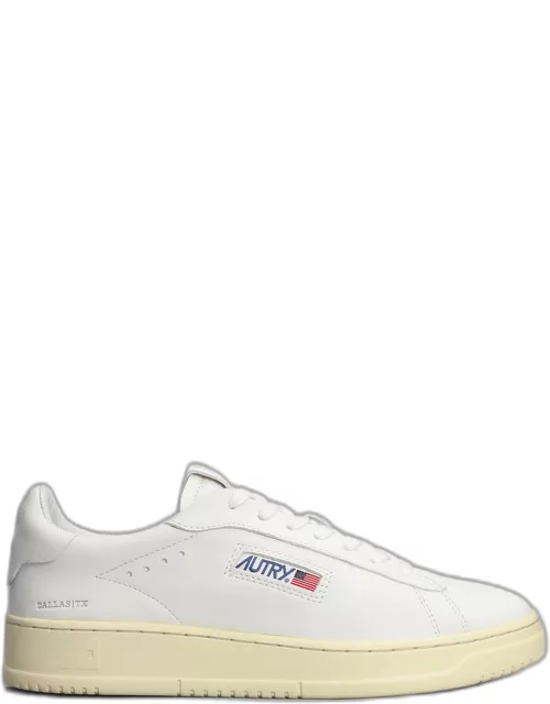 Autry Dallas Sneakers In White Leather