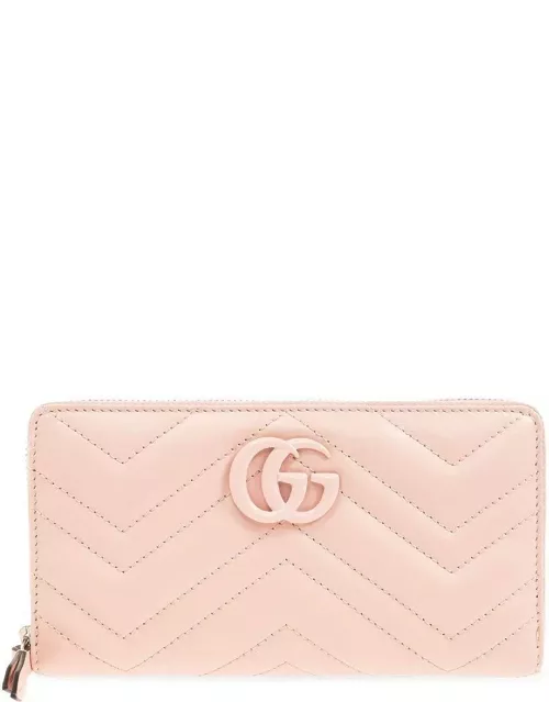 Gucci Gg Marmont Quilted Zip-around Wallet