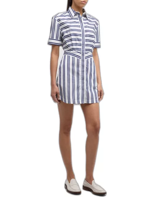 Candide Striped Mini Shirtdres