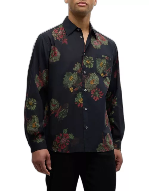 Men's Cloak Forest Floral Button-Down Shirt