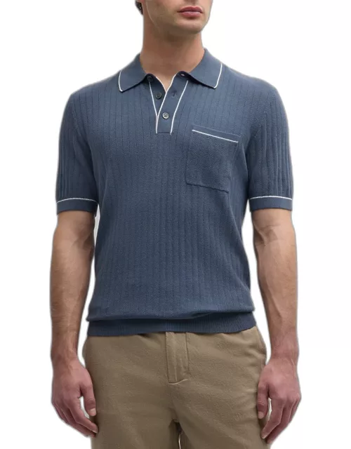 Men's Hardy Ribbed Polo Shirt