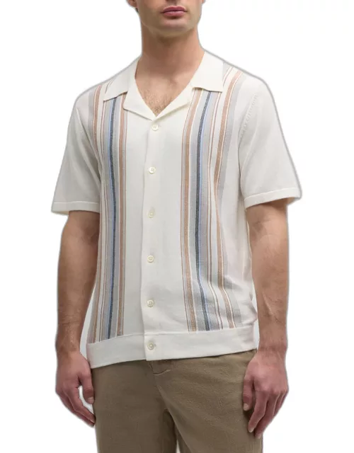 Men's Silas Striped Polo Shirt