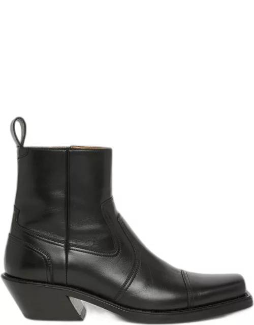 Men's Slim Texan Leather Ankle Boot