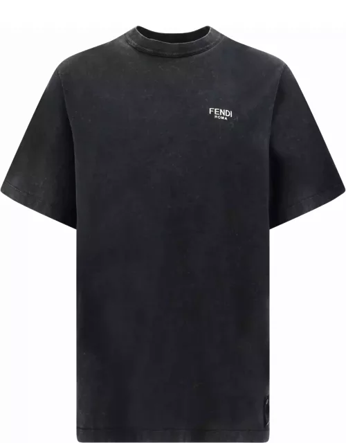 Fendi Washed Compact Jersey T-shirt