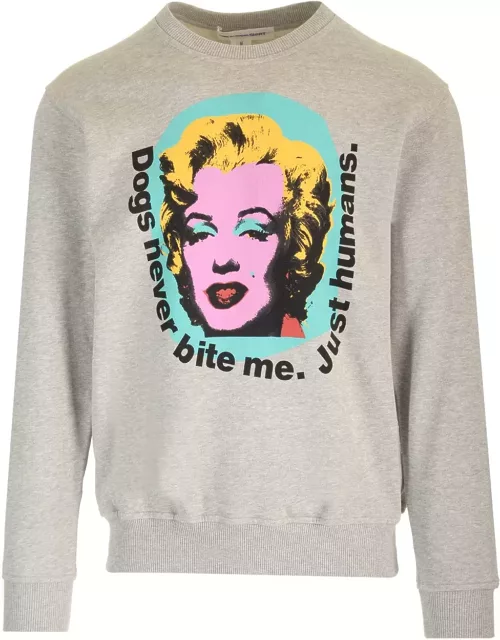 Comme des Garçons Shirt Sweatshirt With Marilyn Monroe Print