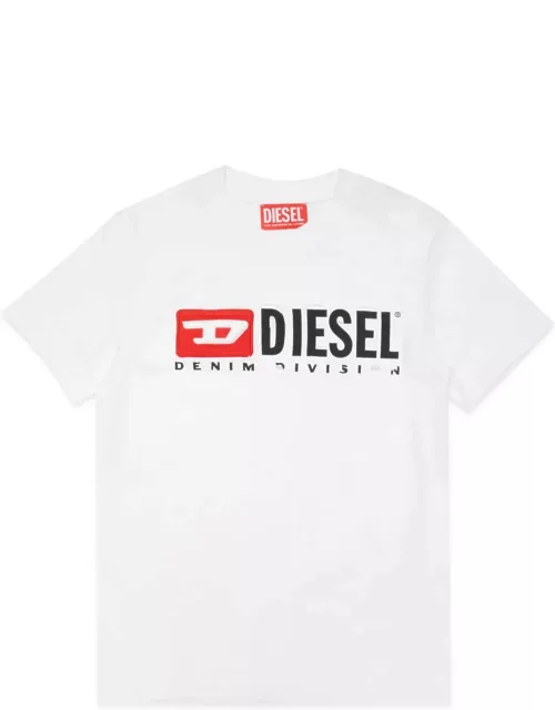 Tinydivstroyed T-shirt Diesel T-shirt With Breaks And Logo