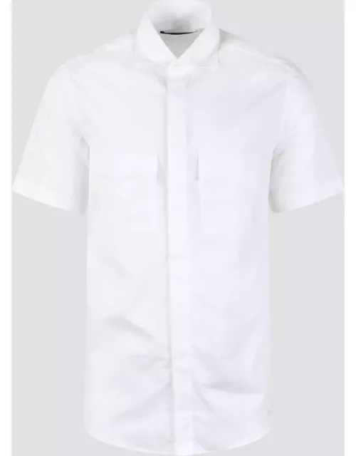 Low Brand Double Pocket Cotton Poplin Shirt