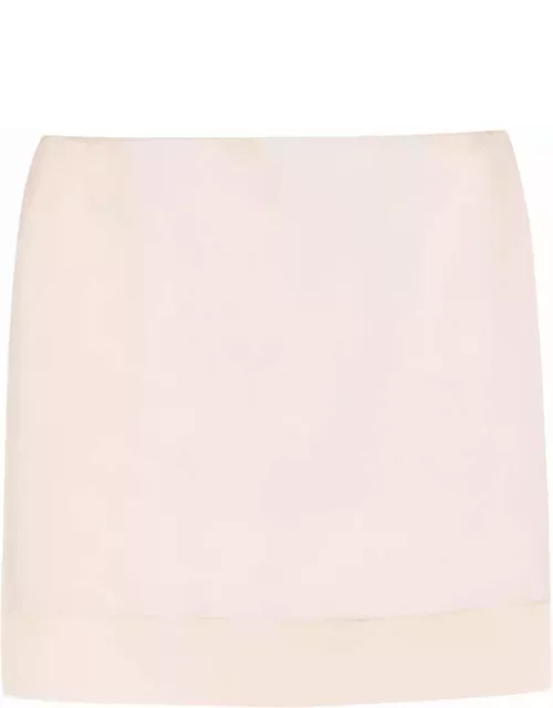 SportMax White Adelchi1234 Miniskirt