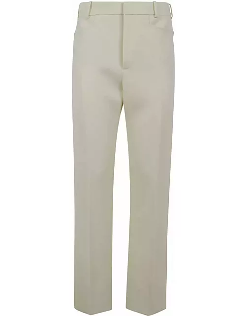 Tom Ford Wool And Silk Blend Twill Tailored Pant