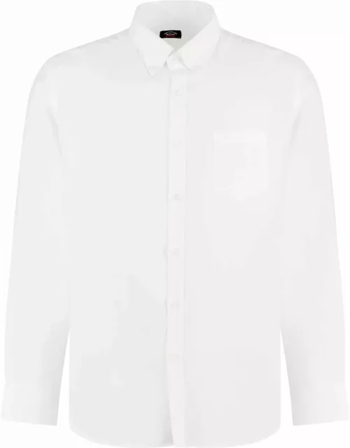 Paul & Shark Long Sleeve Cotton Blend Shirt