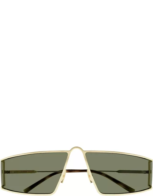 Saint Laurent Eyewear Sl 606 Gold Sunglasse