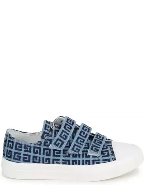 Givenchy 4g Blue Denim Sneaker