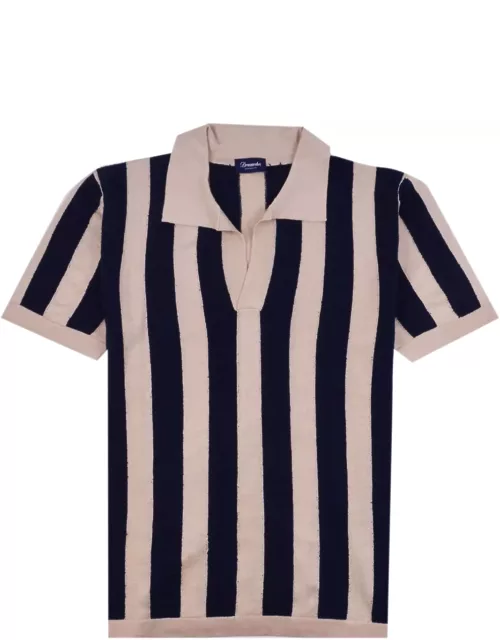 Drumohr Striped Polo Shirt