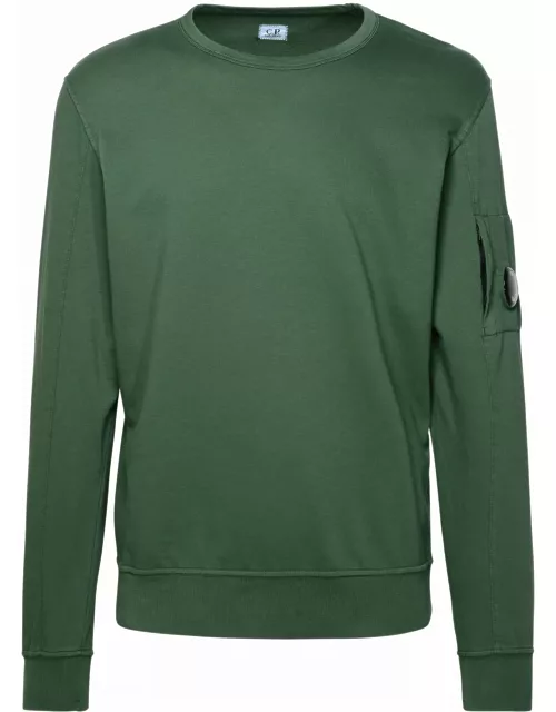 C.P. Company light Fleece Green Cotton Sweatshirt