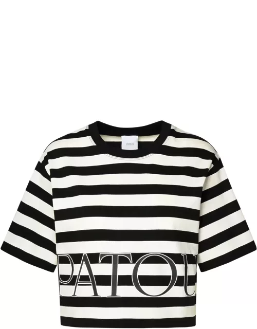 Patou Two-tone Cotton T-shirt