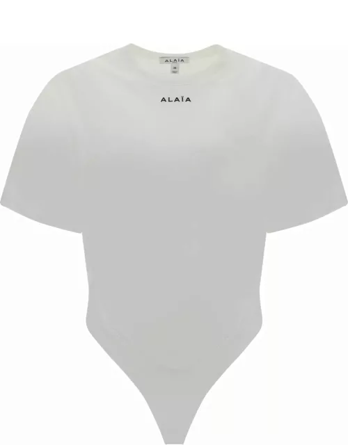 Alaia Fluid T-shirt Bodysuit