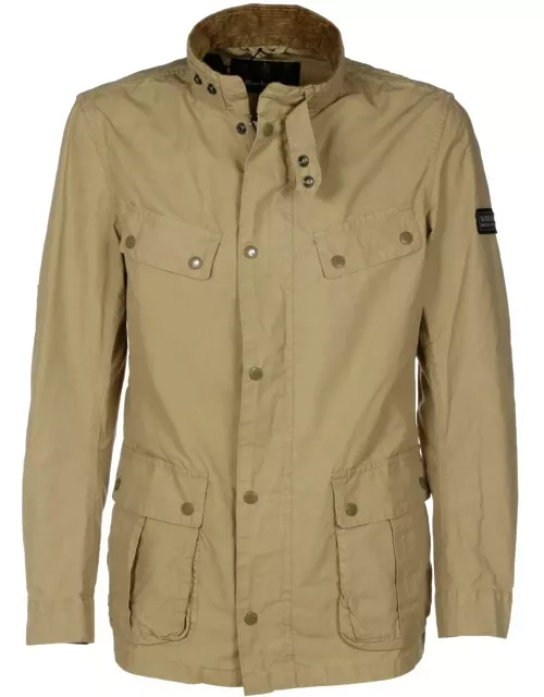 Barbour Logo Patch Long-sleeved Jacket