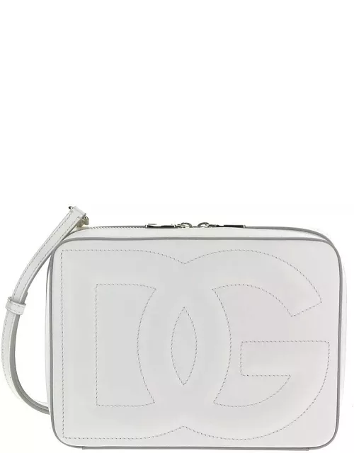 Dolce & Gabbana Medium Calfskin Camera Bag With Logo