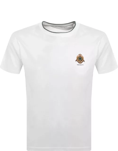 Hackett Logo T Shirt White