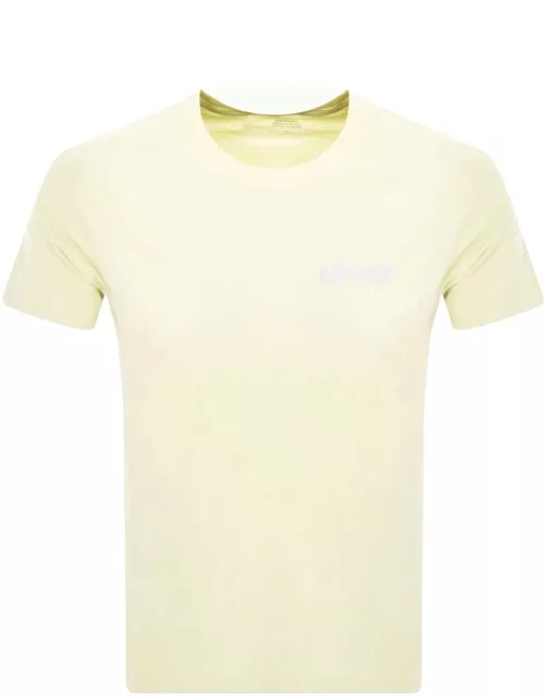 Levis Short Sleeve Relaxed Fit T Shirt Yellow