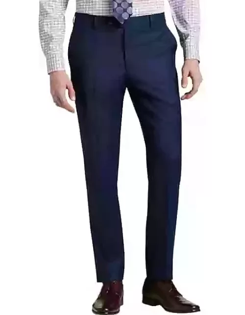 JOE Joseph Abboud Big & Tall Slim Fit Men's Suit Separates Pants Blue/Postman