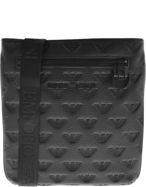 Emporio Armani Logo Shoulder Bag Black