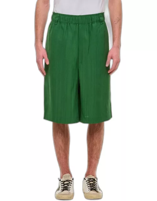 Jacquemus Juego Shorts Green