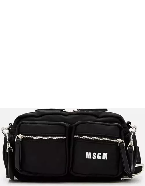 MSGM Nylon Camera Bag Black TU